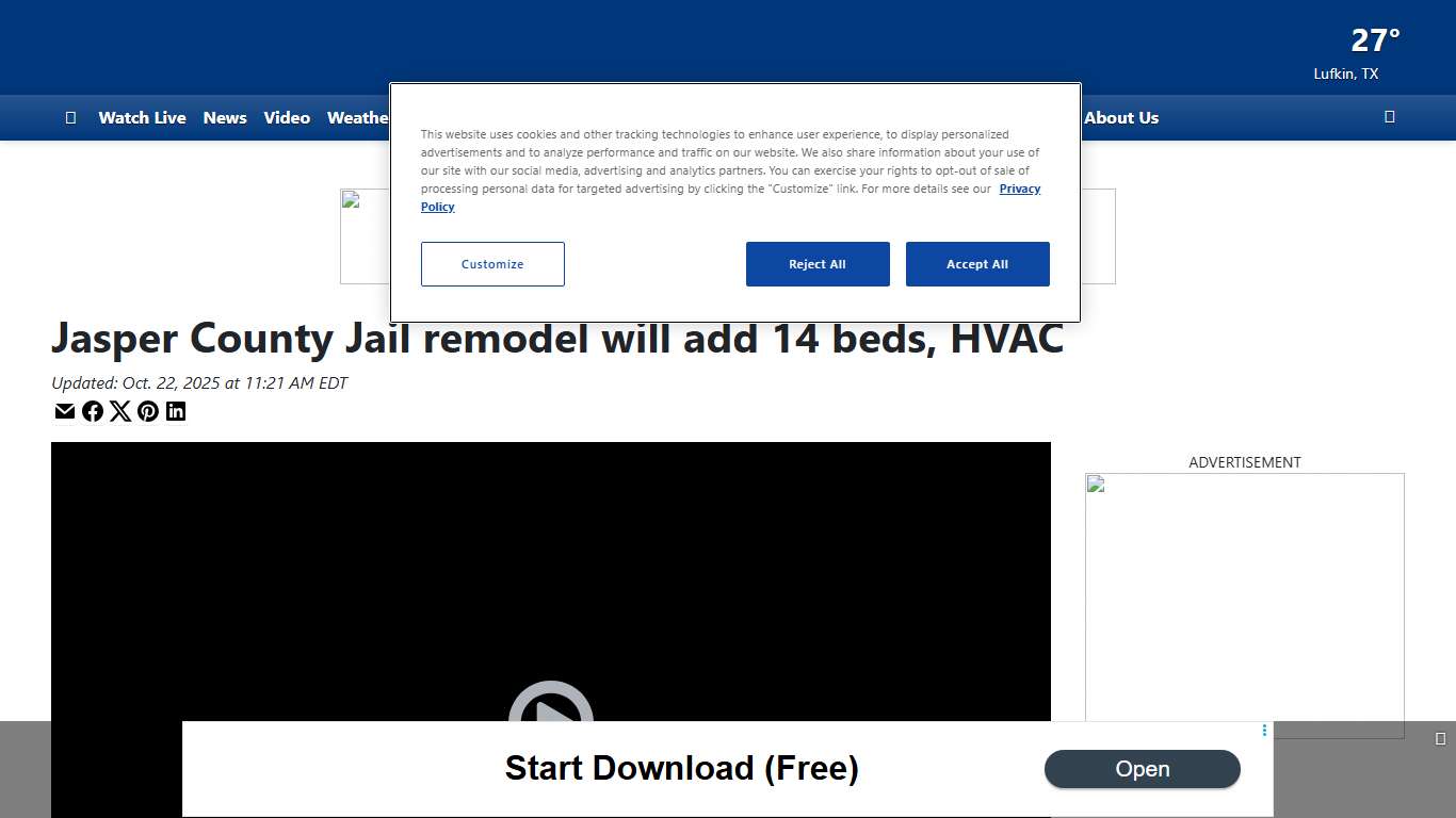 Jasper County Jail remodel will add 14 beds, HVAC